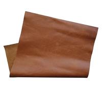 HAPPER STUDIO Cortes de cuero para manualidades, manualidades y reparaciones. Piel de vacuno de 1,3 a 1,5 mm (pull-up marrón, A4, 21 x 29,7 cm)
