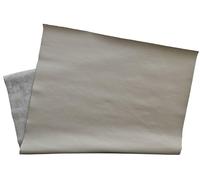 HAPPER STUDIO Cortes de cuero para manualidades, manualidades y reparaciones. Piel de vacuno de 1,3 a 1,5 mm (gris piedra, A4, 21 x 29,7 cm)