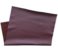 HAPPER STUDIO Cortes de cuero para manualidades, manualidades y reparaciones. Piel de vacuno gruesa de 1,3 a 1,5 mm (ruby, A5, 14,8 x 21 cm)