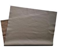 HAPPER STUDIO Cortes de cuero para manualidades, manualidades y reparaciones. Piel de vacuno gruesa de 1,3 a 1,5 mm (gris, A4, 21 x 29,7 cm)
