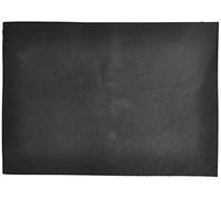 HAPPER STUDIO Piel de vacuno de 1,6 mm. Pull-Up Crazy Horse, cuero encerado. Hojas de cuero genuino para manualidades. (1, Negro, A5 (148 x 210 mm))