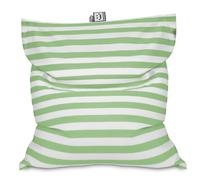 HAPPERS Big Puff Toldotex - Puff Gigante de Exterior e Interior, Puff Flotante para Piscina y Jardín, Tela Resistente al Sol y Agua, Relleno Incluido, Desenfundable y Lavable, 127x155 cm, Verde