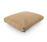 HAPPERS Cojín de Suelo Toldotex Antimanchas Multiusos para Exterior, Banco, Sofá Palets, Chill out - Liso Beige 60x80