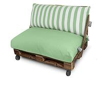 HAPPERS Cojines para Palets Toldotex Impermeable 65x45x20 Verde