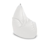 HAPPERS Puff Butaca XXL para Salón o Dormitorio Blanco