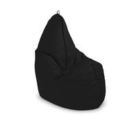 HAPPERS Puff Butaca XXL para Salón o Dormitorio Negro