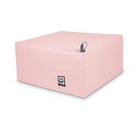 HAPPERS Puff Cama Individual. Futón o Colchón Plegable con Funda Rosa