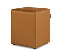 HAPPERS Puff Cubo Polipiel Indoor Camel