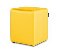 HAPPERS Puff Cubo Salón o Interior Amarillo