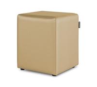 HAPPERS Puff Cubo Salón o Interior Beige