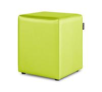 HAPPERS Puff Cubo Salón o Interior Verde