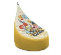 HAPPERS Puff Infantil con Relleno Incluido Bob Esponja Fondo de Bikini