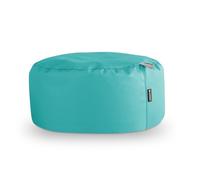 HAPPERS Puff para Exterior Redondo Polipiel Turquesa