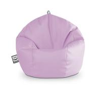 HAPPERS Puff Pelota Infantil y Juvenil de Polipiel | Sillón Ligero y Cómodo para Niños | Fácil de Limpiar para Habitación o Zona de Juegos | 60x60x60 cm - Lavanda