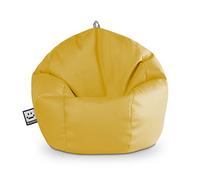 HAPPERS Puff Pelota Polipiel Interior Mostaza