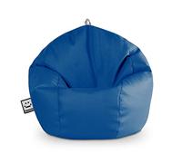HAPPERS Puff Pelota Polipiel Interior Azul