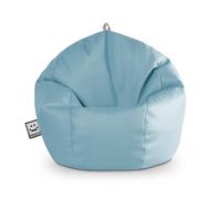 HAPPERS Puff Pelota Polipiel Interior Azul Cielo