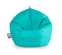 HAPPERS Puff Pelota Polipiel Interior Turquesa