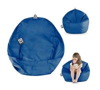 HAPPERS Puff Pelota Sin Relleno Interior Azul