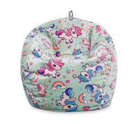 HAPPERS Puff Pelota Unicornio Infantil con Relleno Incluido. Regalos niña, Lavable.