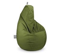 HAPPERS Puff Pera Naylim Mate Verde XXL para exterior e interior