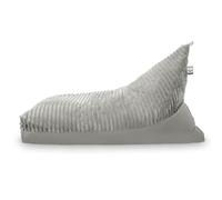 HAPPERS Puff Sillón para Salón o Dormitorio Pirámide Soft Gris Claro
