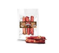 HAPPET® Rollos de conejo de colágeno para perros - 3 mordedores naturales - hipoalergénicos y fáciles de digerir - ricos en colágeno para la salud de las articulaciones y la okra - bocadillo saludable