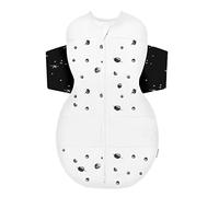happiest baby 100% Organic SNOO Sleep Sack - Large - Ivory Planets with Black Wings