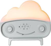 Happiest Baby SNOObie - Máquina de sonido inteligente para bebé con luz nocturna - 12 sonidos relajantes para el entrenamiento de sueño, gris