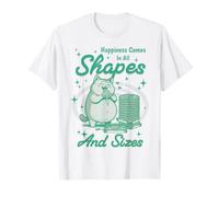 Happiness Comes In All Shapes and Sizes Funny Meme Cat Camiseta