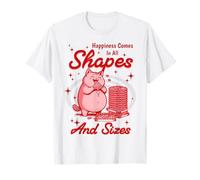 Happiness Comes In All Shapes and Sizes Funny Meme Cat Camiseta