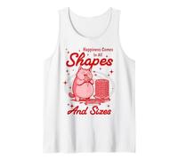 Happiness Comes In All Shapes and Sizes Funny Meme Cat Camiseta sin Mangas