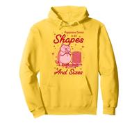 Happiness Comes In All Shapes and Sizes Funny Meme Cat Sudadera con Capucha