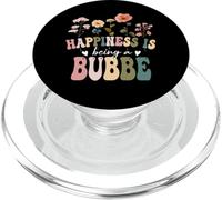 Happiness is Being a Bubbe Floral Design Bubbe Mother's Day PopSockets PopGrip para MagSafe