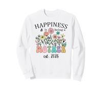 Happiness is Being a Mother 2026 Mom to Be Soon to Be Mommy Sudadera