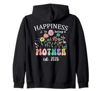 Happiness is Being a Mother 2026 Mom to Be Soon to Be Mommy Sudadera con Capucha