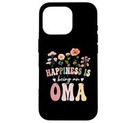 Happiness is Being an OMA Floral Design OMA Mother's Day Carcasa para iPhone 16 Pro