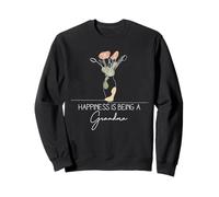 Happiness Is Being Grandma - Ramo Floral Vintage para Abuela Sudadera