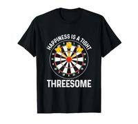 Happiness Is Tight Threesome | Tablero de Dardos | Jugador Camiseta gráfica económica