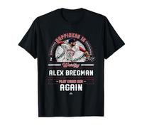 Happiness is Watching Alex Bregman Boston Baseball MLBPA Camiseta