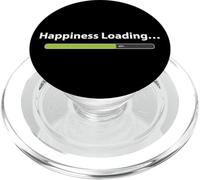 Happiness Loading Funny Saying Cool Smiling Happy Mode PopSockets PopGrip para MagSafe