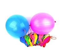 Happium 10 globos grandes de 16 pulgadas (40cm) con forma de bola perforadora, colores surtidos, ideales para fiestas, eventos especiales o como sorpresas para niños.