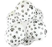 Happium - 20 globos de látex con estampado de patas de 12 pulgadas, globos de látex de animales para fiesta de cumpleaños de la selva, decoración de boda