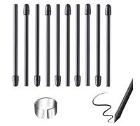 HAPPOW 10 puntas de repuesto para Wacom Pro Pen 2/3D/Slim/Mobile Studio Pro/Cintiq 16/Pro/Intuos Pro/Classic Pen con 1 cambiador, estables y resistentes al desgaste, color negro