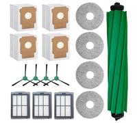 HAPPOW 16 piezas de repuesto para iRobot Roomba Plus 505/405 Combo accesorios de aspiradora, 1 cepillo principal, 4 cepillos laterales, 3 filtros HEPA, 4 almohadillas y 4 bolsas para el polvo