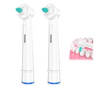 HAPPOW 2 cabezales interdentales de repuesto para cepillo de dientes eléctrico Braun Oral-B, cabezales interdentales de microfibra de alta densidad para interdentales y aparatos ortopédicos