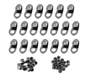 HAPPOW 20 cordones negros para botas - Cordones de aleación para botas de senderismo, hebillas de gancho de doble agujero para botas y zapatos de trabajo, correas duraderas para botas y accesorios