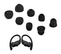 HAPPOW 4 pares de almohadillas de repuesto para auriculares Beats Powerbeats Pro/Beat S Flex/Powerbeats 3/Powerbeats 4/Urbeats/Beats X, 4 tamaños, universales, 3,8 mm de diámetro