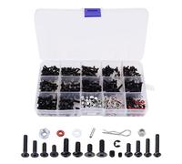 HAPPOW 500 piezas de accesorios RC, kit de tornillos RC, piezas de repuesto para coche RC, kit de herramientas de reparación universal RC para coches RC Cars Trucks Crawler a escala 1/8, 1/10, 1/12 y