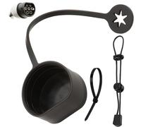HAPPOW Tapa protectora de silicona para cable de carga tipo 2, protección contra el polvo y daños para puertos de carga de coche electrónico, compatible con conector tipo 2, incluye cinta de seguridad